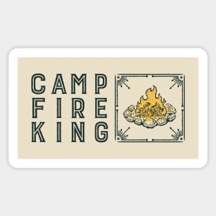 Campfire King Sticker